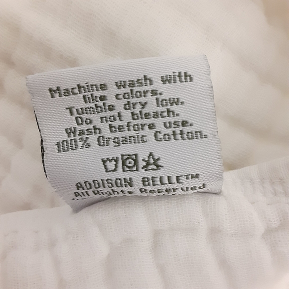 Addison Belle 100% Cotton Oversized Blacket - Picture 2 of 3